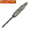 HEX SHANK DRILL BIT 2.5MM X POZI #1